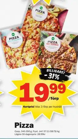 Pekås Pizza, Medlemspris erbjuda