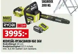Bauhaus KEDJESÅG RY36CSX40B-160 36V erbjuda
