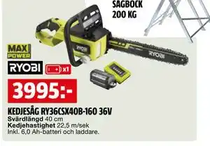 KEDJESÅG RY36CSX40B-160 36V