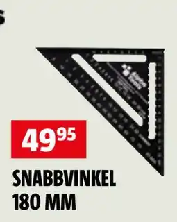 Bauhaus SNABBVINKEL 180 MM erbjuda