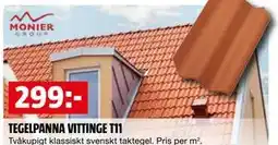 Bauhaus TEGELPANNA VITTINGE T11 erbjuda