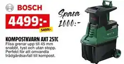 Bauhaus KOMPOSTKVARN AXT 25TC erbjuda