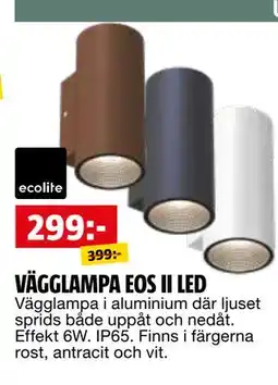 Bauhaus VÄGGLAMPA EOS II LED erbjuda