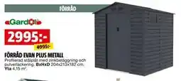 Bauhaus FÖRRÅD EVAN PLUS METALL erbjuda