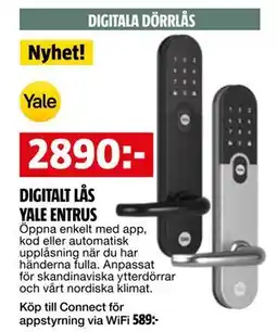 Bauhaus DIGITALT LÅS YALE ENTRUS erbjuda