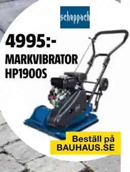 Bauhaus MARKVIBRATOR HP1900S erbjuda