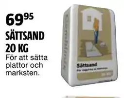 Bauhaus SÄTTSAND 20 KG erbjuda