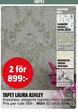 Bauhaus TAPET LAURA ASHLEY erbjuda