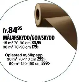 Bauhaus MÅLARSKYDD/GOLVSKYDD erbjuda