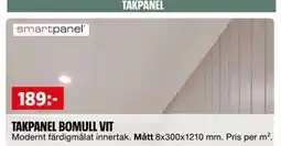 Bauhaus TAKPANEL BOMULL VIT erbjuda