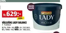 Bauhaus VÄGGFÄRG LADY BALANCE erbjuda