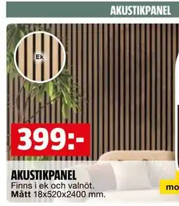 Bauhaus AKUSTIKPANEL erbjuda