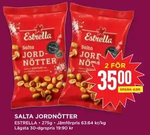 Willys SALTA JORDNÖTTER erbjuda