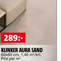 Bauhaus KLINKER AURA SAND erbjuda