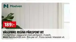 Bauhaus VÄGGPANEL REGINA PÄRLSPONT VIT erbjuda