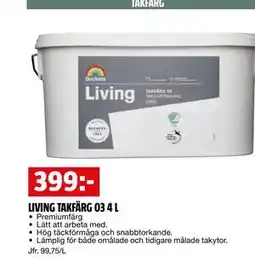 Bauhaus LIVING TAKFÄRG 03 4 L erbjuda