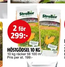 Bauhaus HÖSTGÖDSEL 10 KG erbjuda