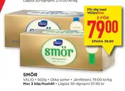 Willys SMÖR, Medlemspris erbjuda
