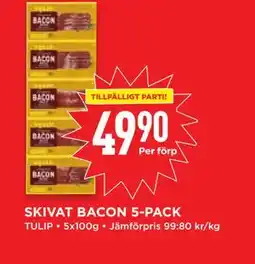 Willys SKIVAT BACON 5-PACK erbjuda