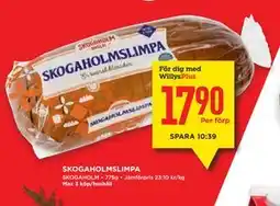 Willys Hemma SKOGAHOLMSLIMPA, Medlemspris erbjuda