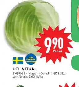 Willys HEL VITKÅL erbjuda