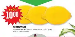Willys Hemma CITRONER erbjuda