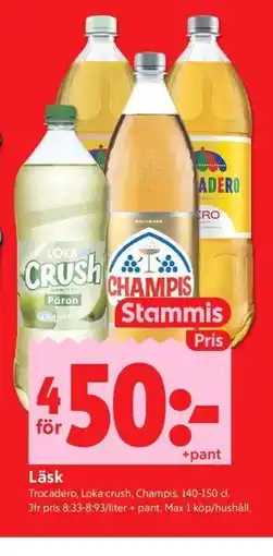ICA Kvantum Läsk, Medlemspris erbjuda