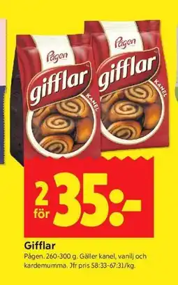 ICA Kvantum Gifflar erbjuda