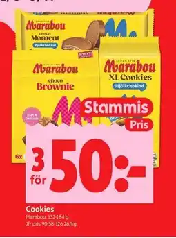 ICA Kvantum Cookies, Medlemspris erbjuda