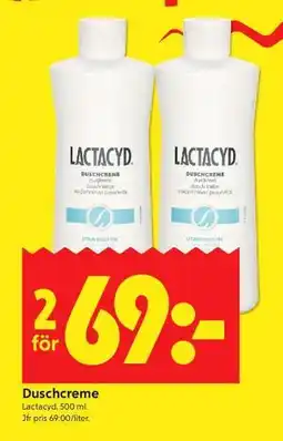 ICA Kvantum Duschcreme erbjuda