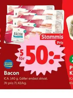 ICA Nära Bacon, Medlemspris erbjuda