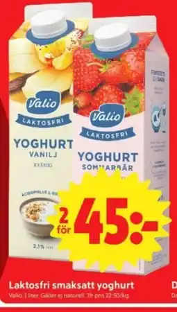 ICA Nära Laktosfri smaksatt yoghurt erbjuda