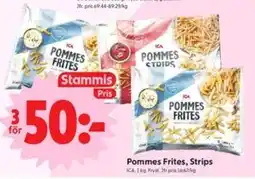 ICA Nära Pommes Frites, Strips, Medlemspris erbjuda