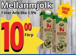 Supergrossen Mellanmjölk erbjuda