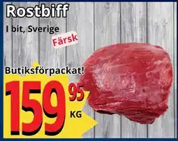 Supergrossen Rostbiff erbjuda