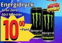 Supergrossen Energidryck erbjuda