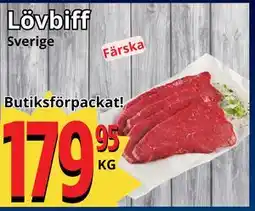 Supergrossen Lövbiff erbjuda