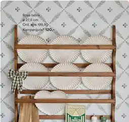 Hemtex Rose tallrik erbjuda