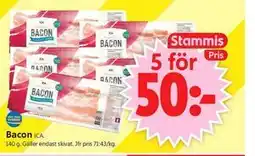ICA Supermarket Bacon, Medlemspris erbjuda