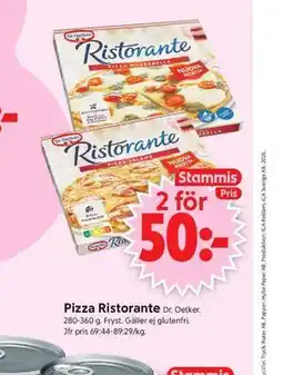 ICA Supermarket Pizza Ristorante, Medlemspris erbjuda