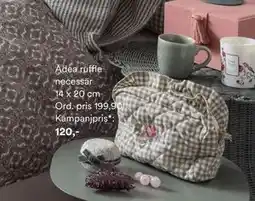Hemtex Adea ruffle necessär erbjuda