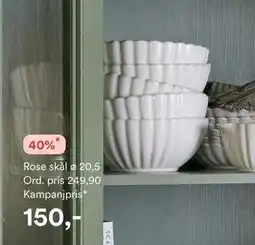 Hemtex Rose skål erbjuda