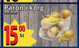 Supergrossen Päron i korg erbjuda