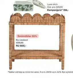 Hemtex Ria sidobord erbjuda