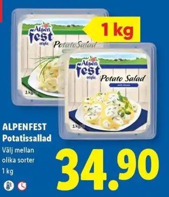 Alpenfest Potatissallad