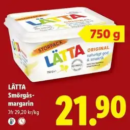 Lidl Lätta smörgåsmargarin erbjuda