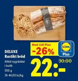 Lidl Lidl Deluxe rustikt bröd erbjuda