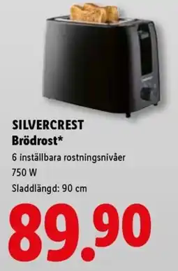 Lidl Silvercrest brödrost erbjuda