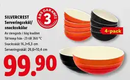 Lidl Silvercrest serveringsskål/snacksskålar erbjuda