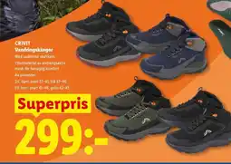 Lidl Crivit vandringskängor erbjuda